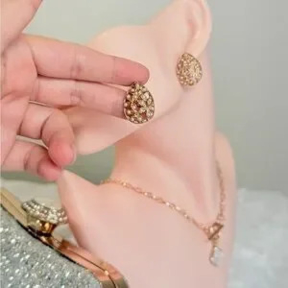 Elegant Gold Filigree Pearl Drop Earrings ?